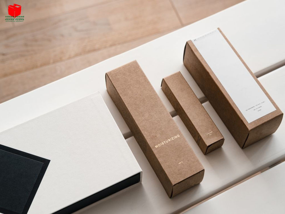 Mẫu hộp giấy đựng mỹ phẩm sang trọng