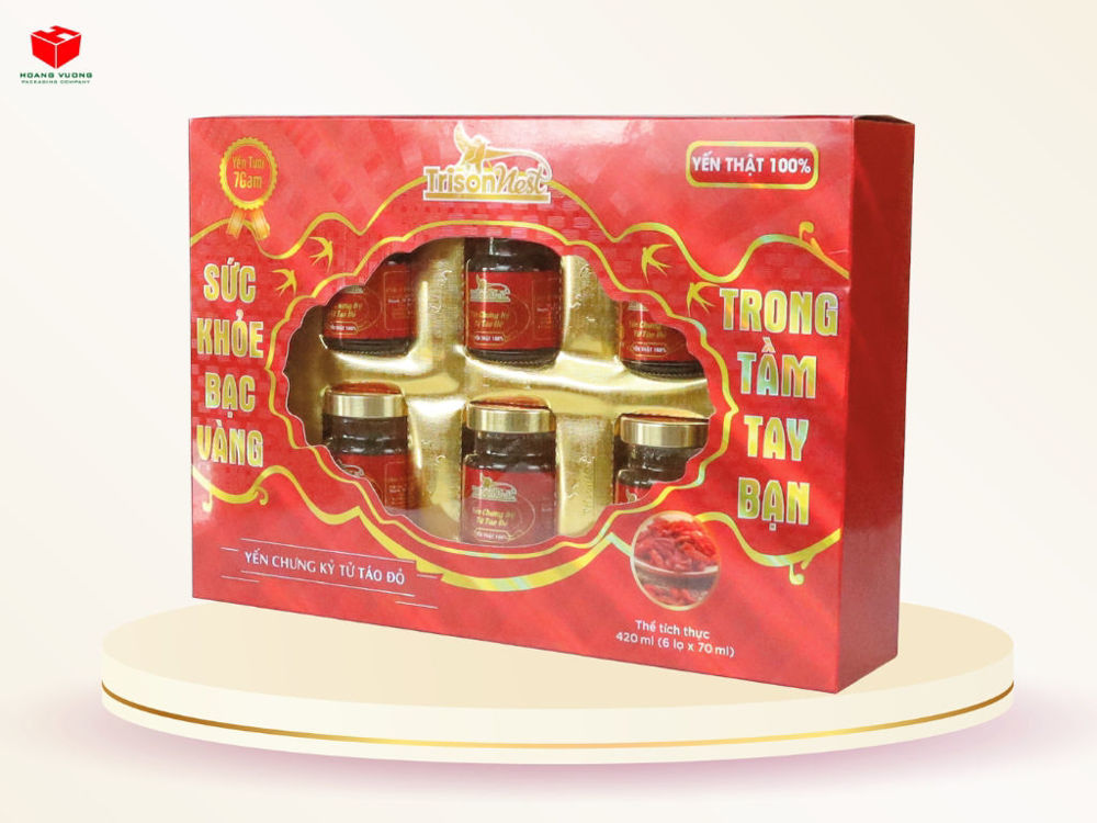 Những yêu cầu cần lưu ý khi làm hộp giấy đựng yến
