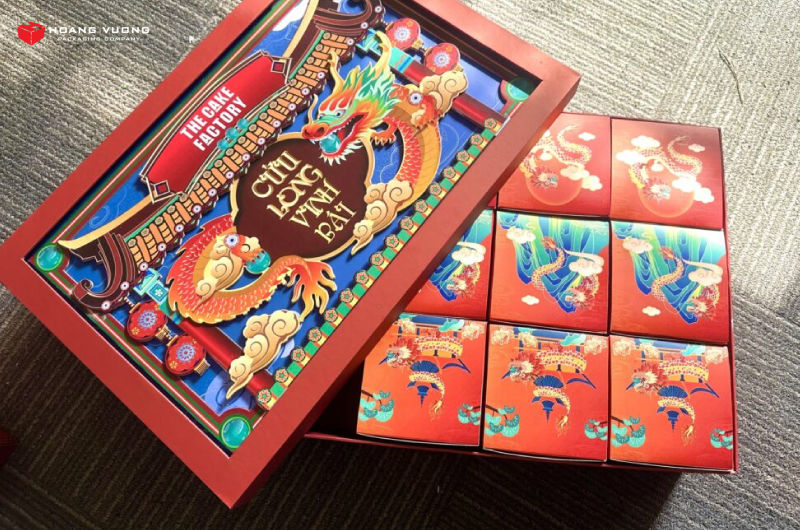 Hộp quà Tết in offset đẹp