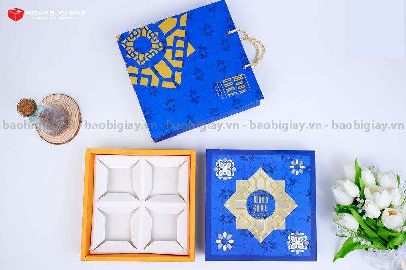 Mẫu hộp 4 bánh trung thu