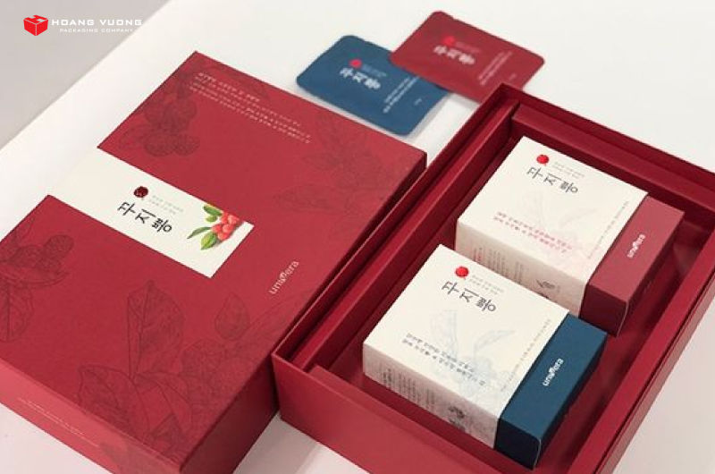 Mẫu hộp quà Tết thiết kế âm dương
